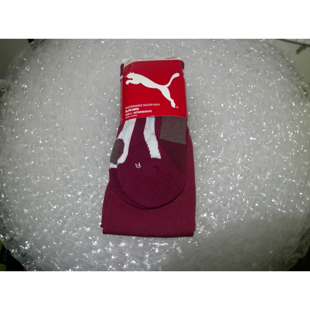 Puma Soccer Socks Performance Elite‎ Sock Cushioned Intermediate Size 2